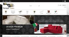 Desktop Screenshot of canape-luxe.com